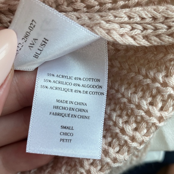 Rails Crochet Tank in Blush - Picture 7 of 7